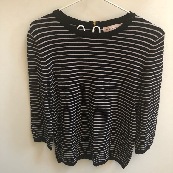 Philosophy Striped Sweater - Picture 7 of 8